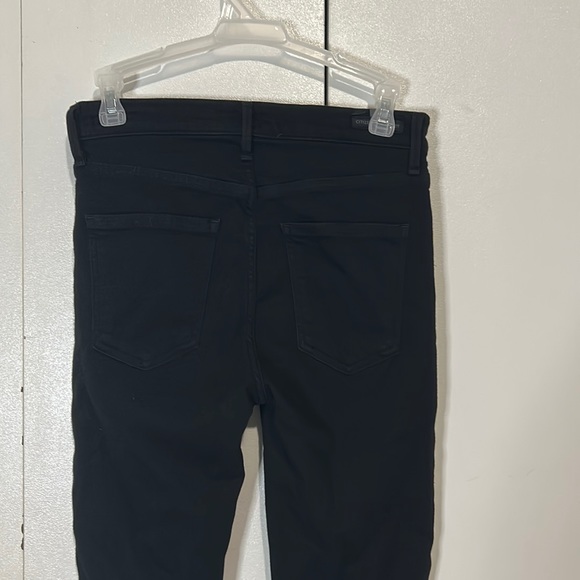 Citizens of Humanity | Rocket Crop High Rise Skinny black pants - Picture 4 of 12
